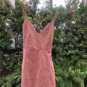 Dusty Pink bodycon dress